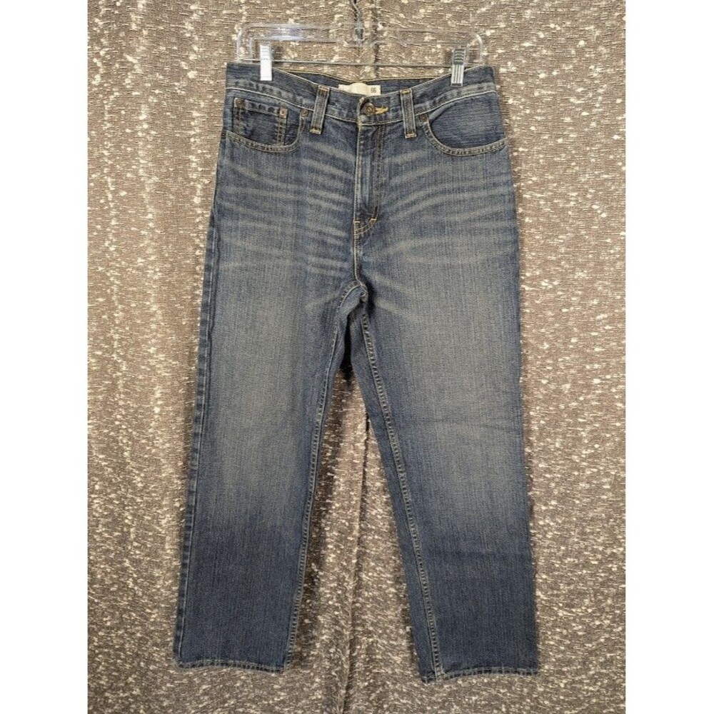 Route 66‎ Relaxed Straight Denim Blue Jeans Men's 30x30